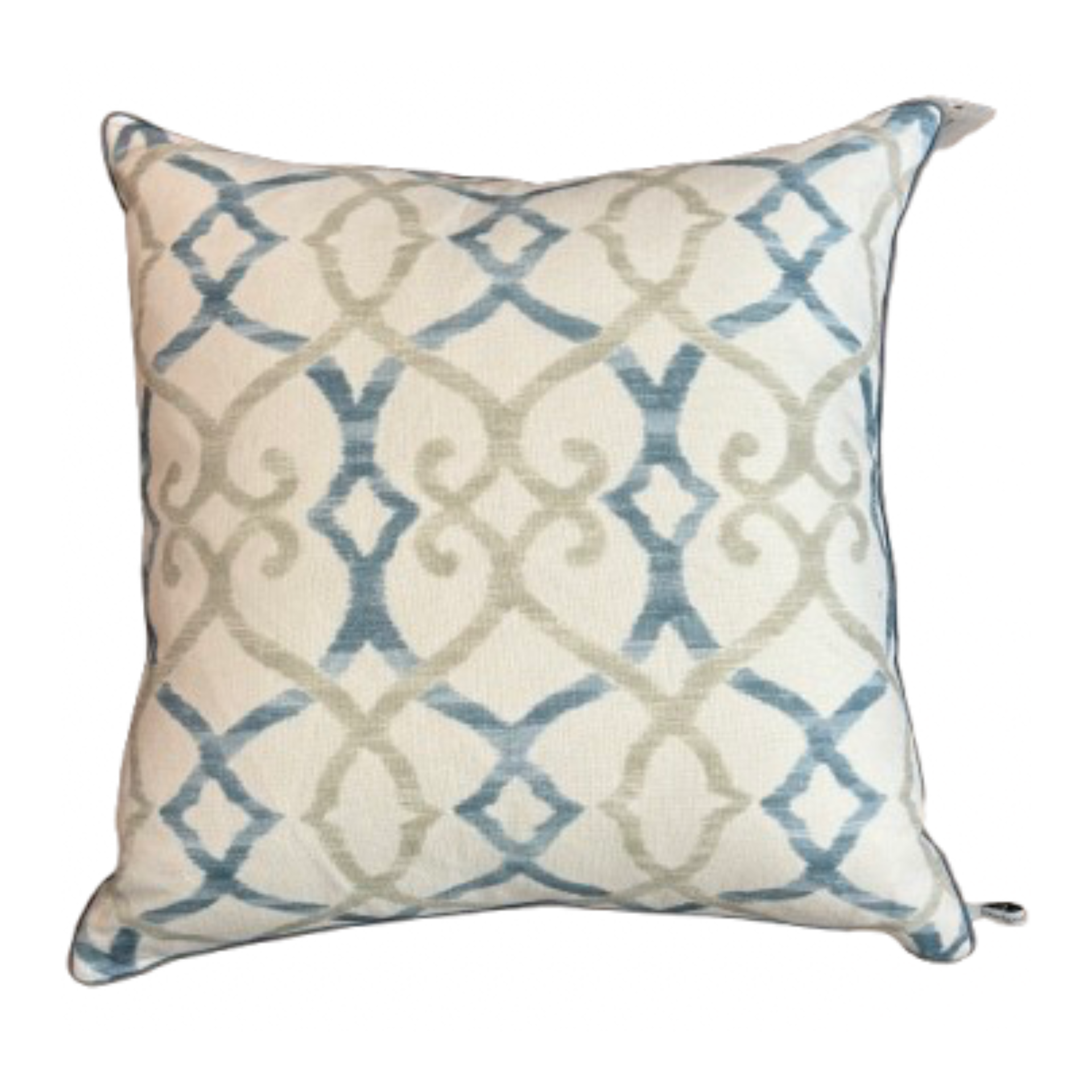 Arabesque Ikat Throw Pillow