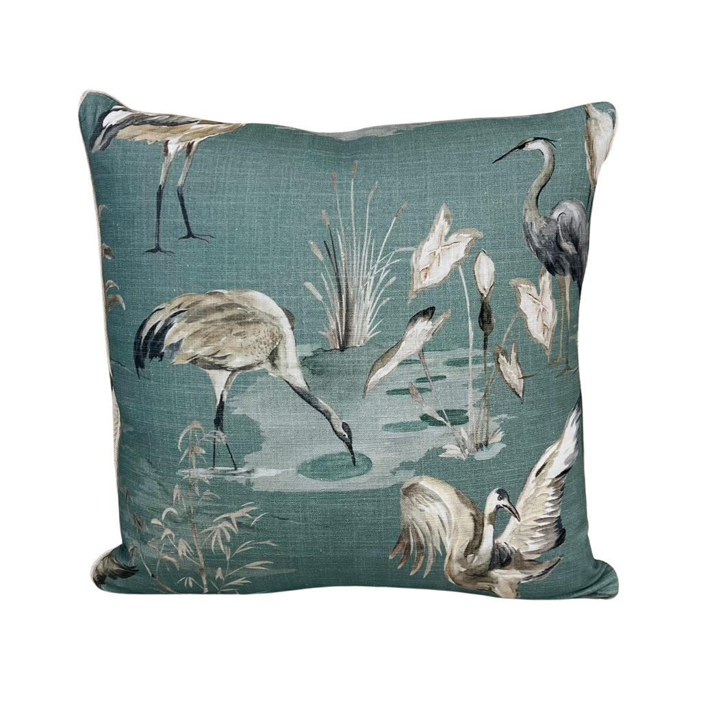 Aviary Nile Throw Pillow