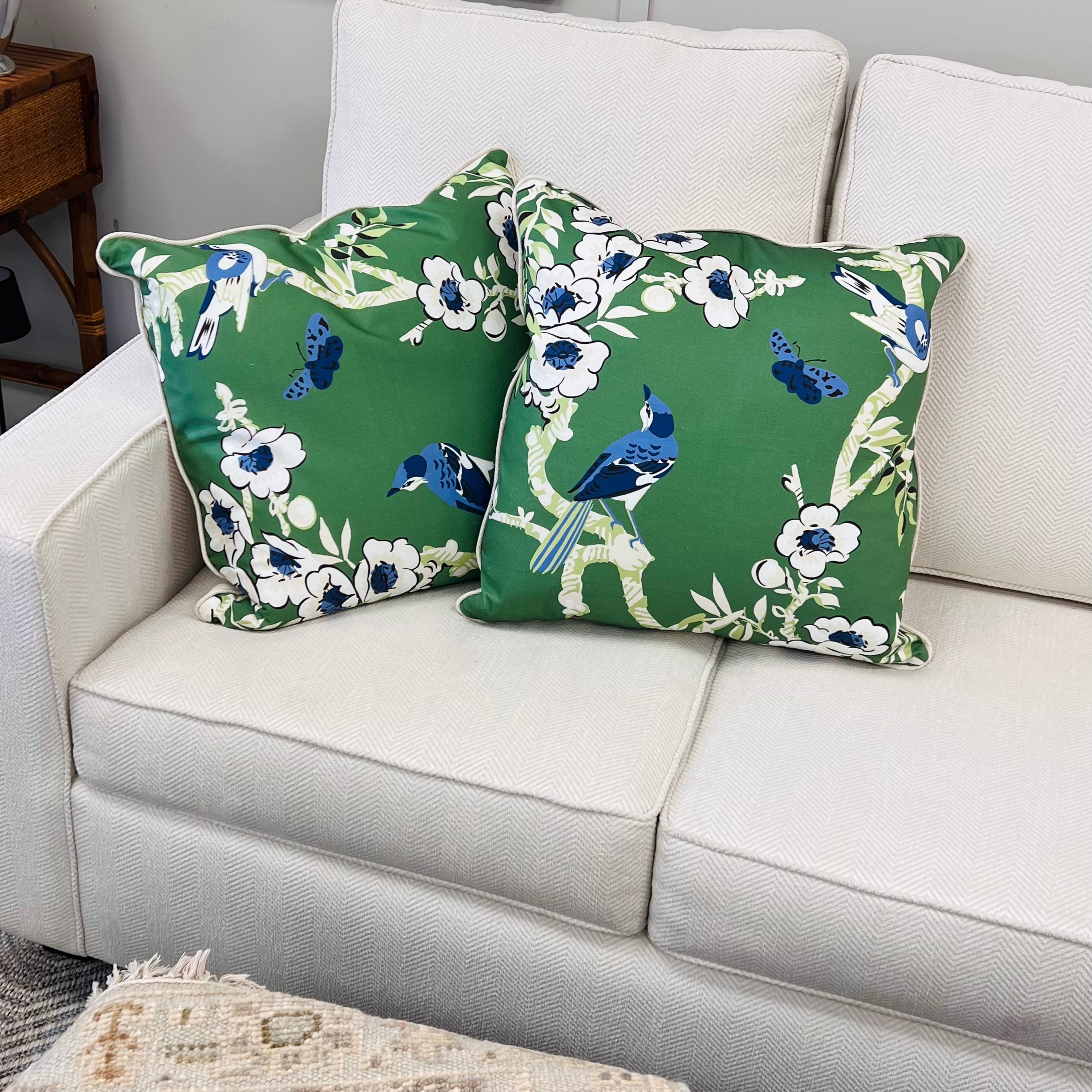 Blue Jay Throw Pillow