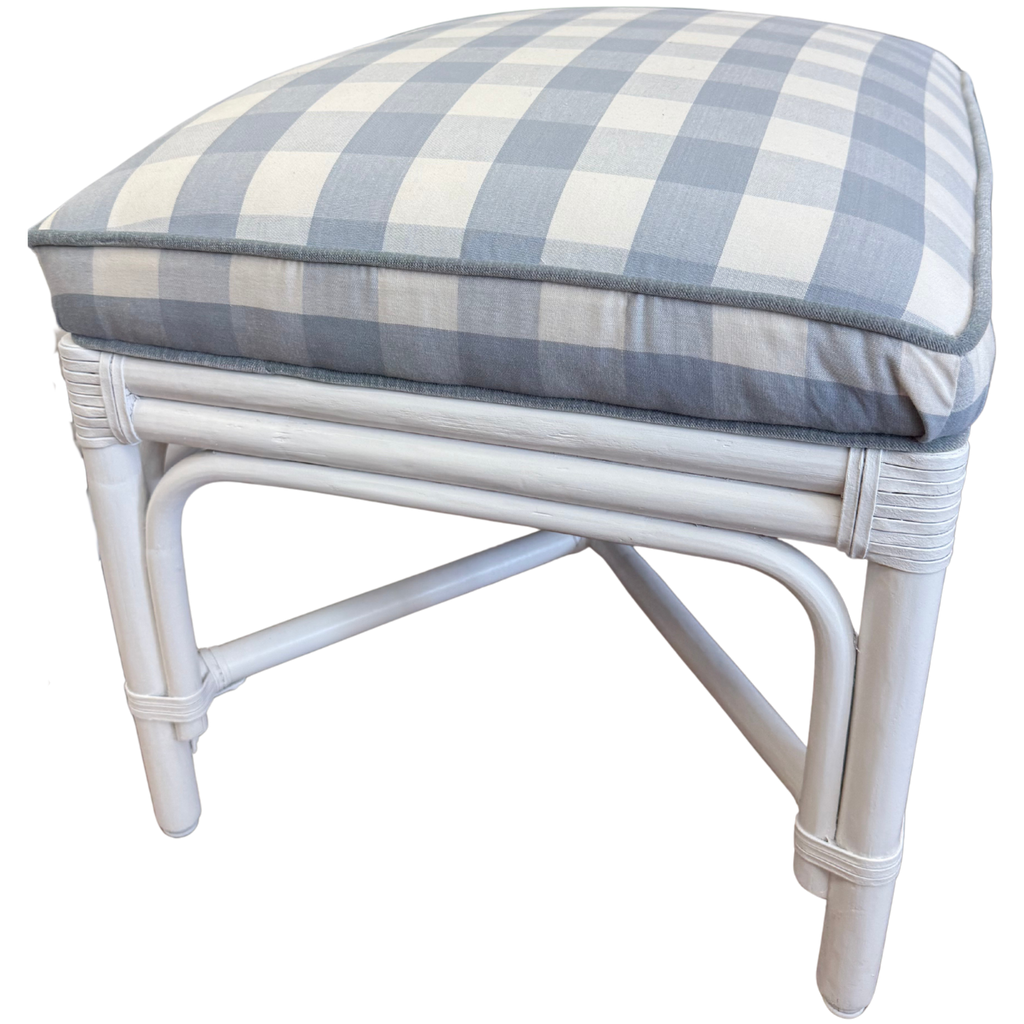Charleston Rattan Ottoman