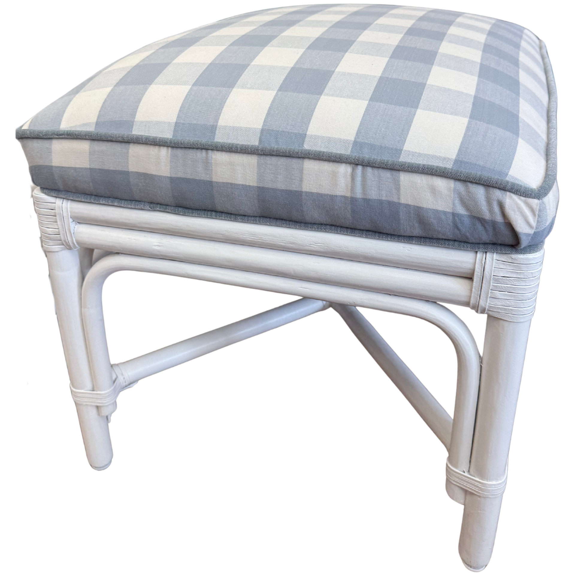 Charleston Rattan Ottoman