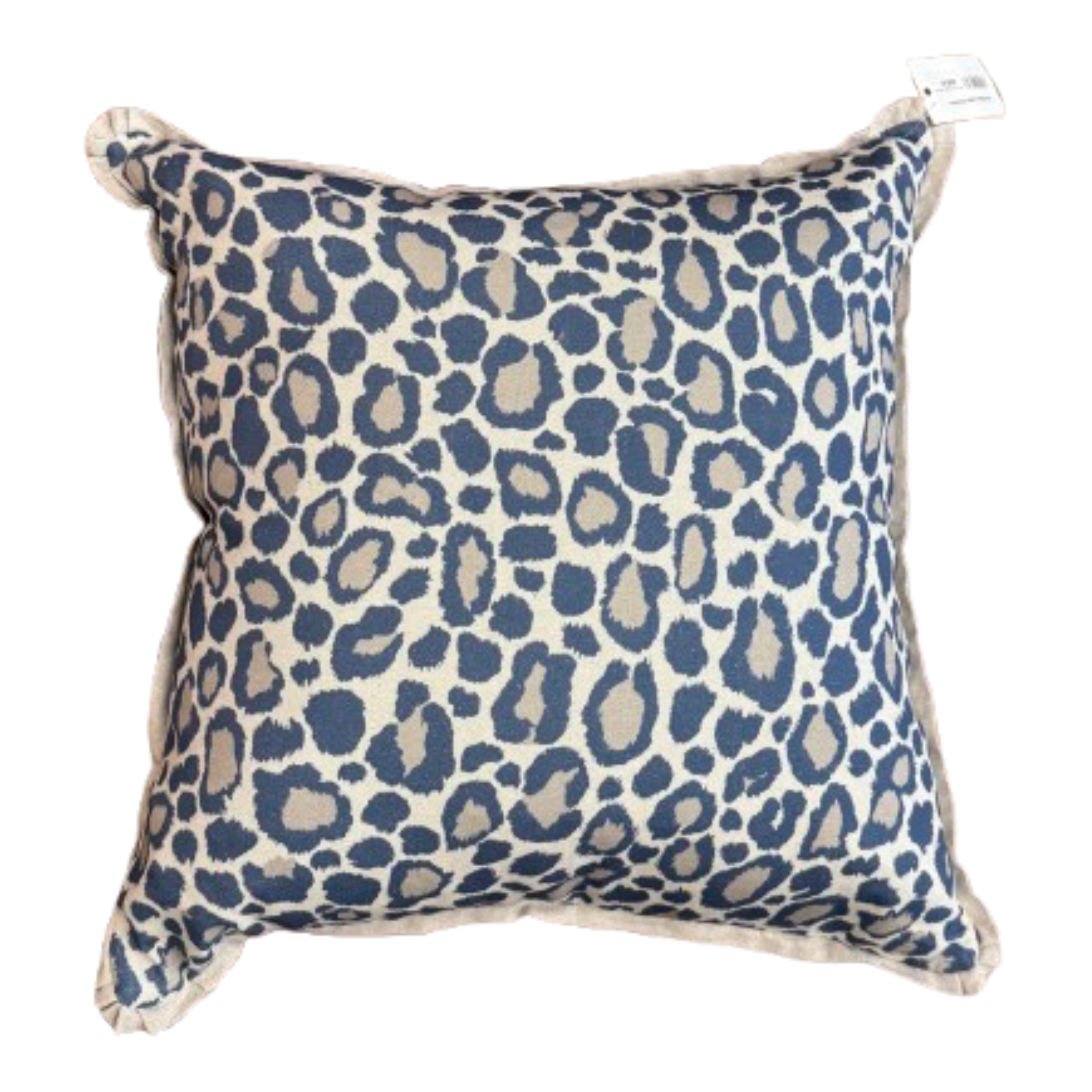 Coastal Leopard Throw Pillow