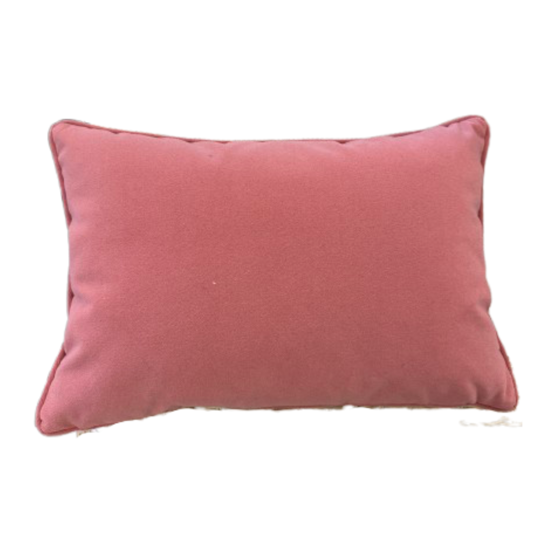 Coral Textured Lumbar Pillow