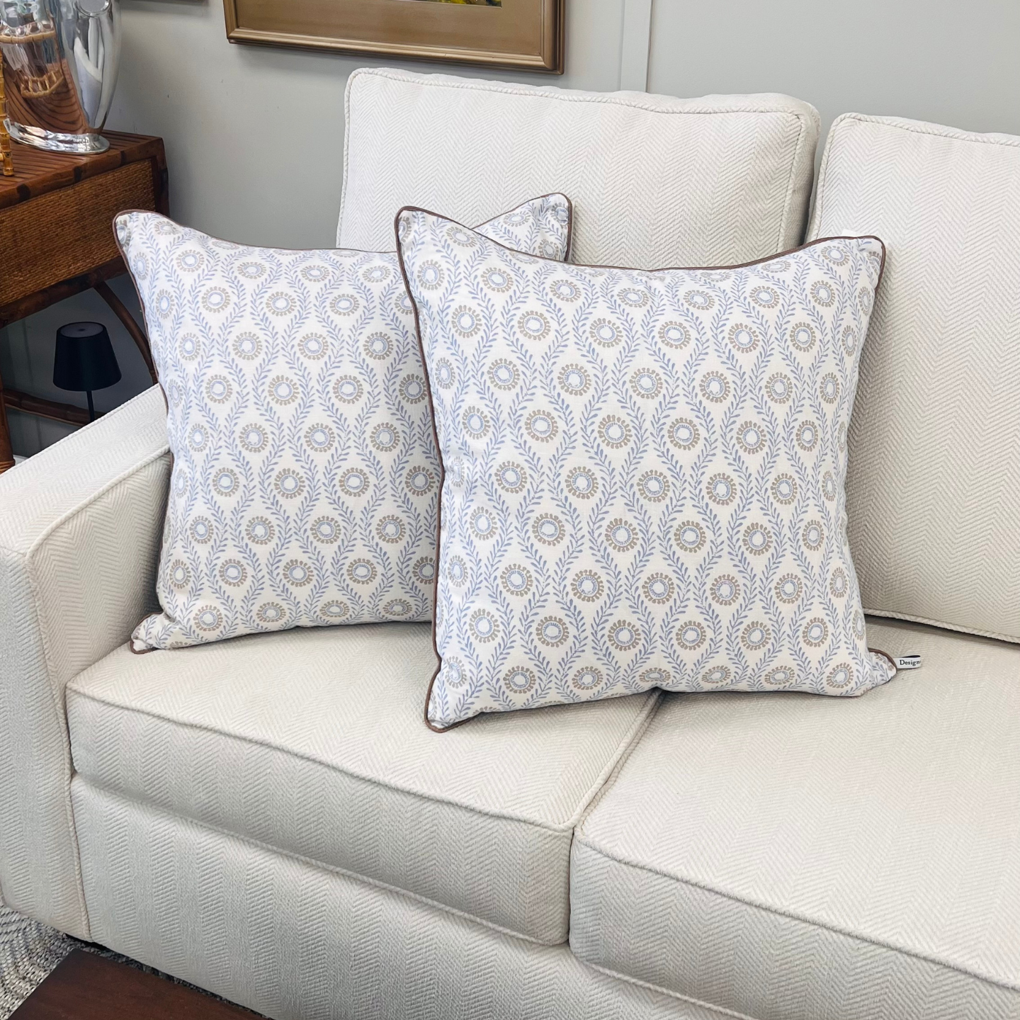 Fleur Botanical Throw Pillow