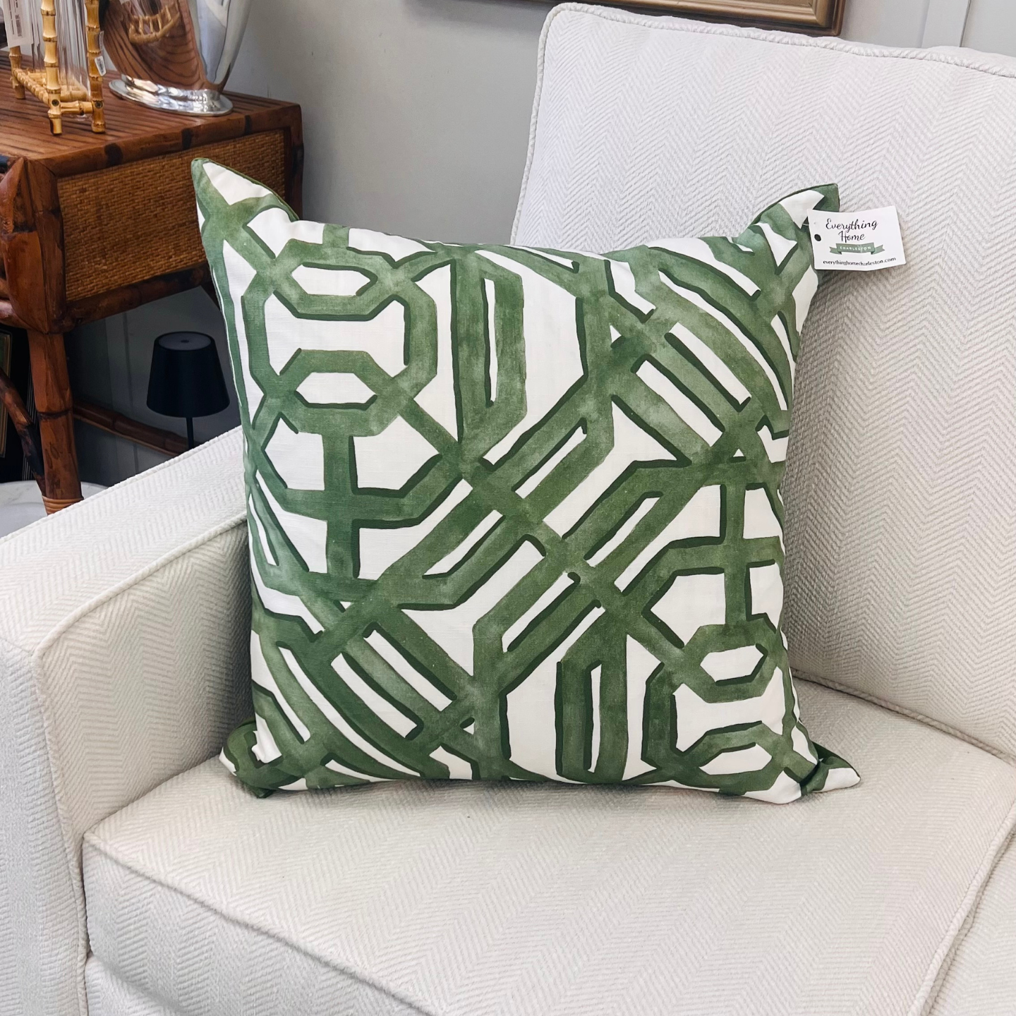 Garden Gate Throw Pillow