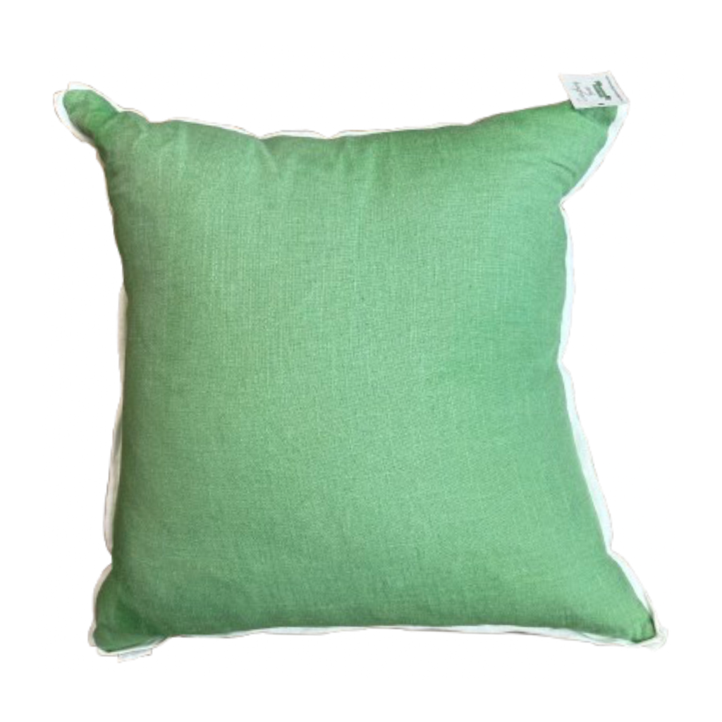Green Linen Pillow