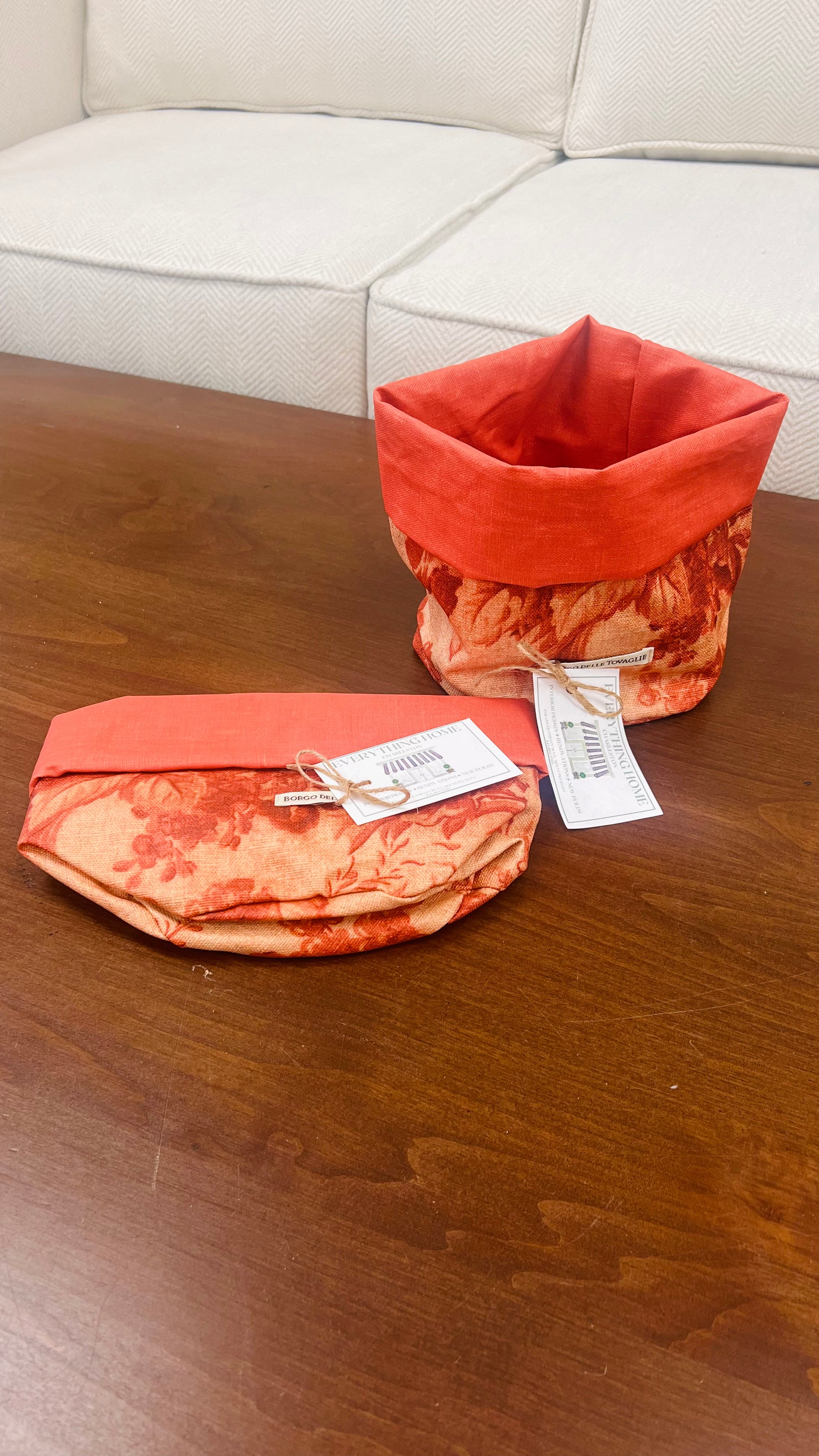 Terracotta Italian Bread Basket