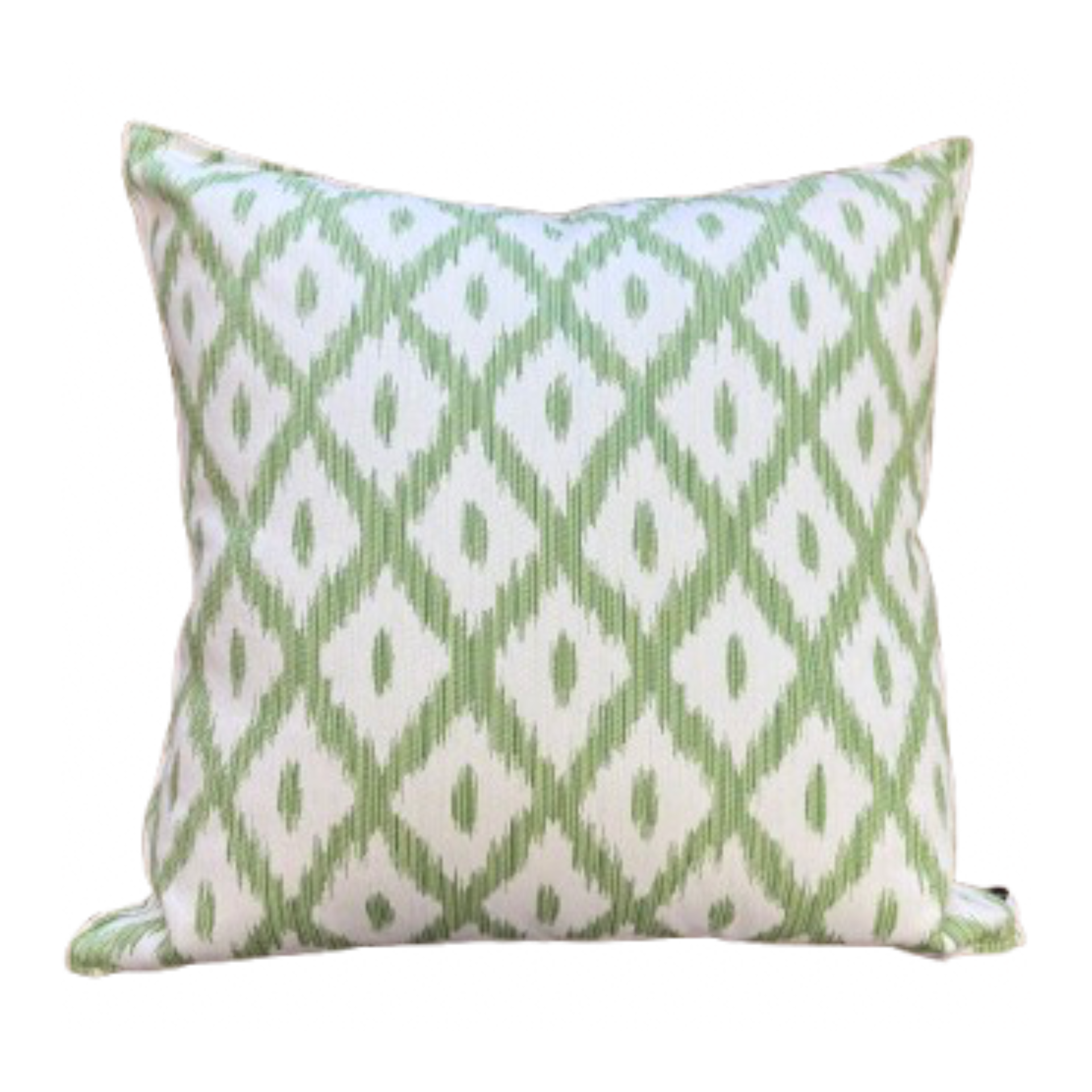 Linden Green Ikat Pillow