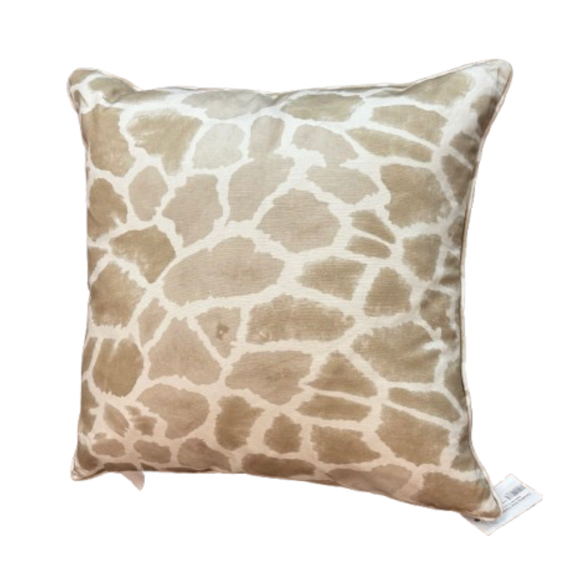 Safari Tan Throw Pillow