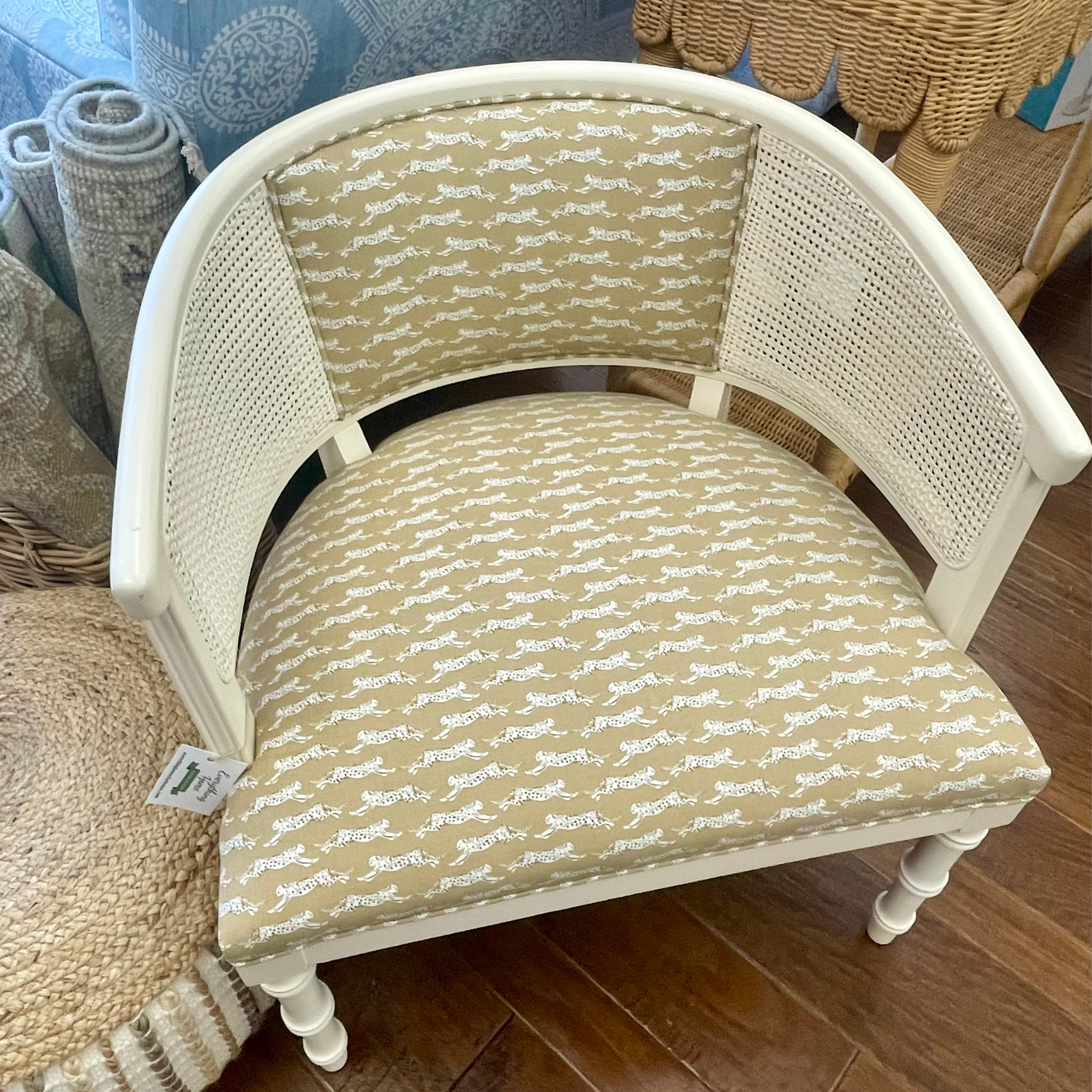 Safari Cane Barrel Chair
