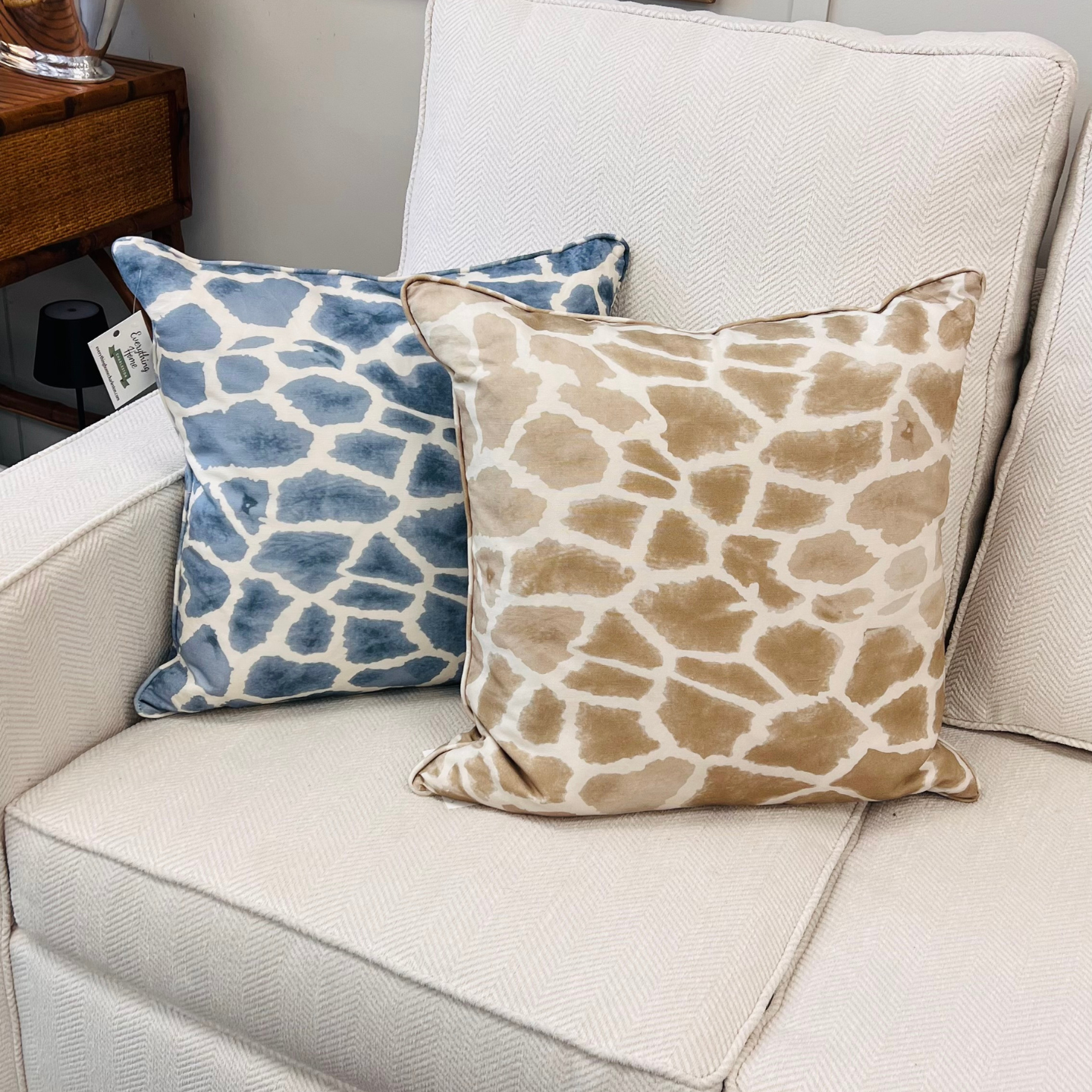 Safari Tan Throw Pillow