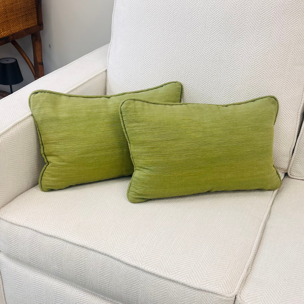 Sage Textured Lumbar Pillow