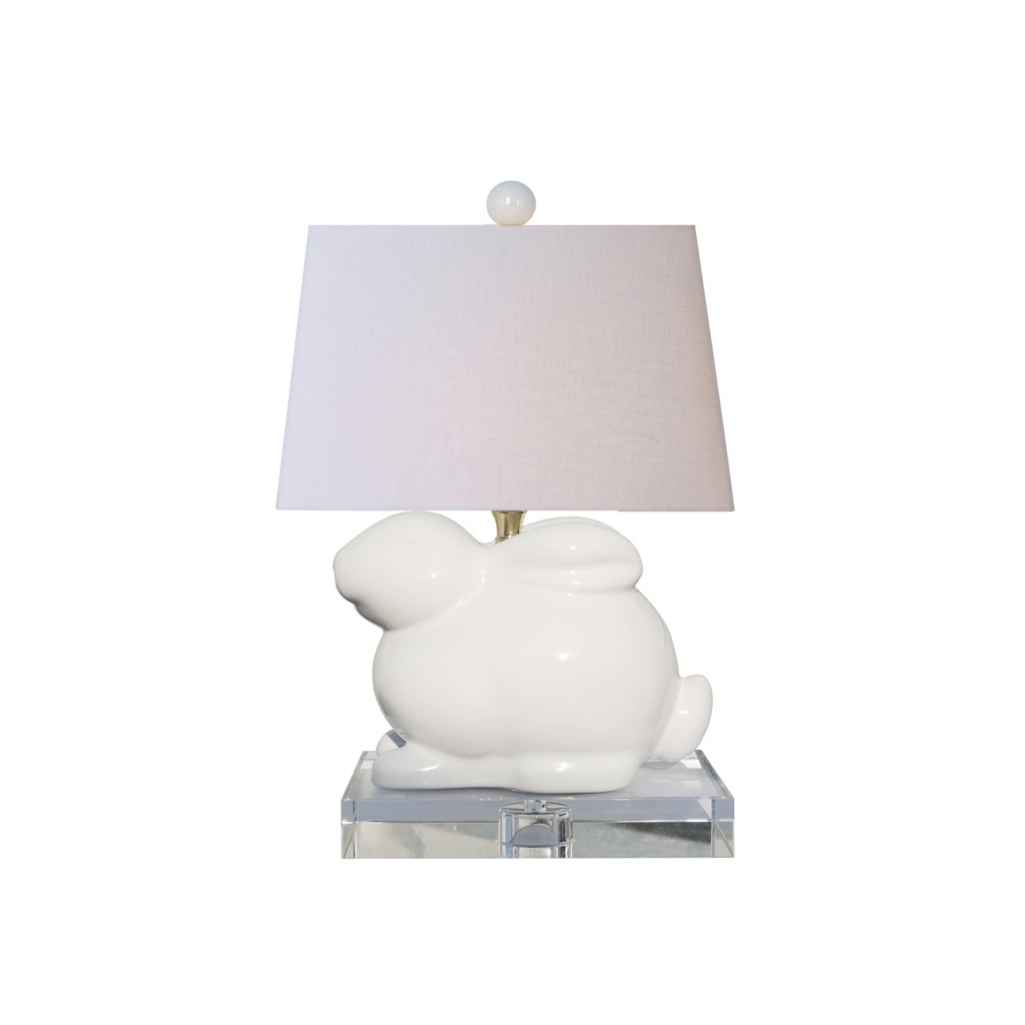 White Bunny Lamp