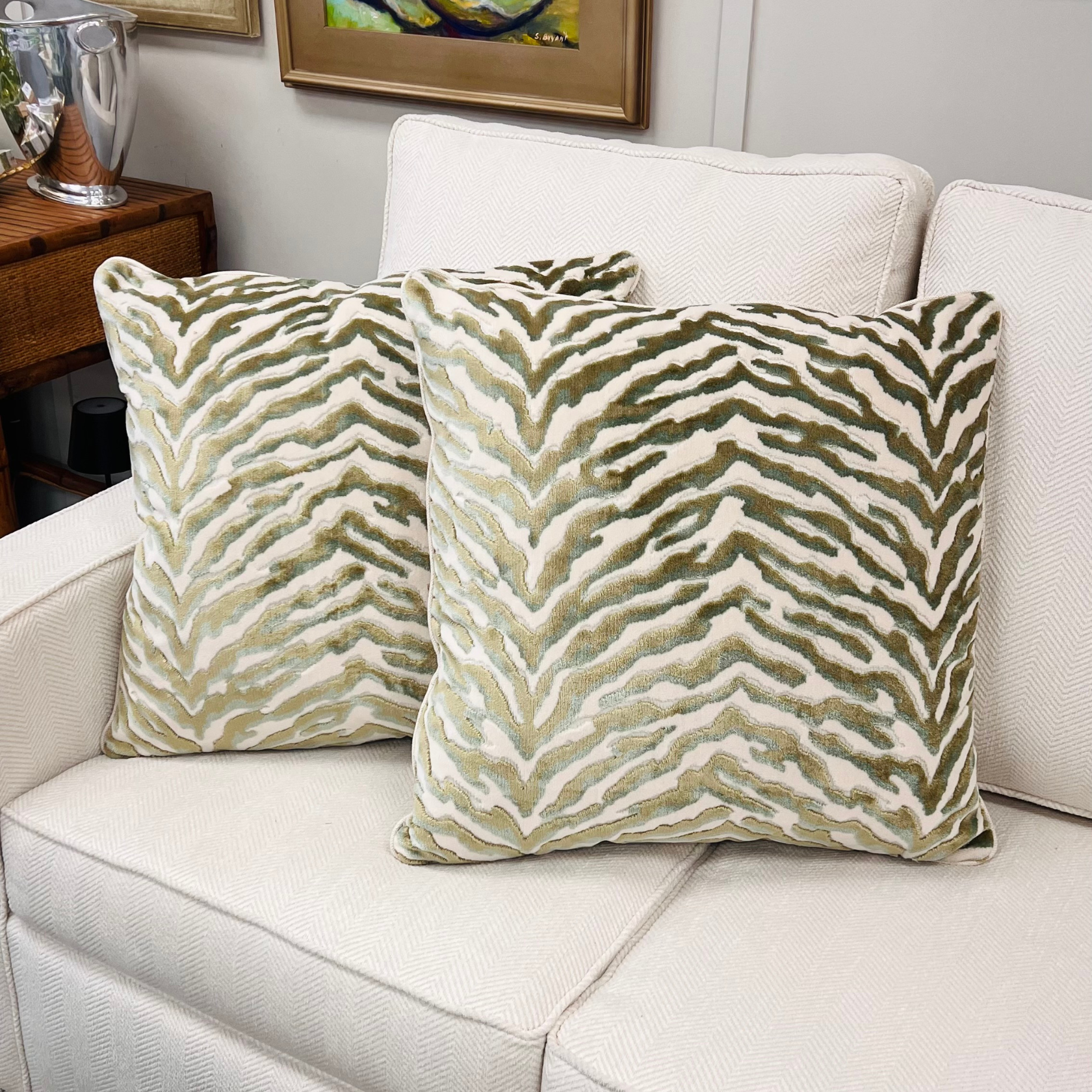 Ziggy Forest Throw Pillow